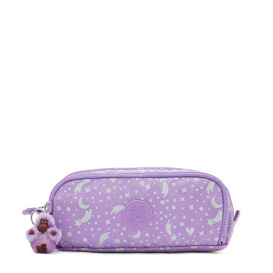 Kipling Gitroy Printed Pencil Case Väska Metal | SE 1086RV